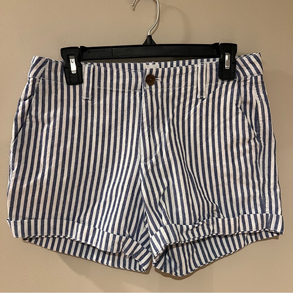 GAP Striped City Shorts Size 4